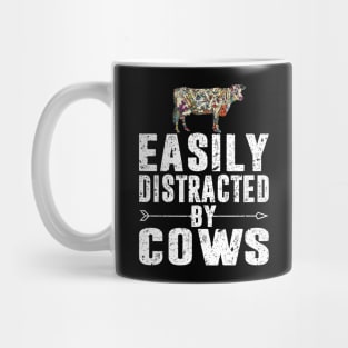 Easily distracted by cows shirt Mug